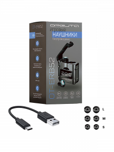 Наушники беспроводные Bluetooth с микрофоном в кейсе Орбита OT-ERB52